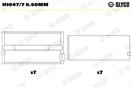 GLYCO H1047/7 0.50mm - Ložiska klikové hřídele