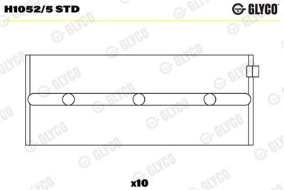 GLYCO H1052/5 STD Číslo výrobce: H1052/5. EAN: 4044197431625.