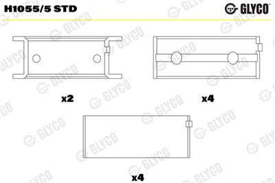GLYCO H1055/5 STD Číslo výrobce: H1055/5. EAN: 4044197431748.