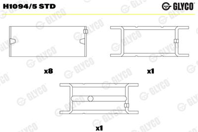 GLYCO H1094/5 STD Číslo výrobce: H1094/5. EAN: 4044197432660.
