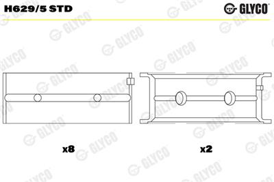 GLYCO H629/5 STD Číslo výrobce: H629/5. EAN: 5010874485839.