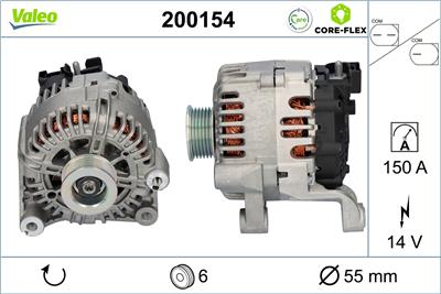 VALEO 200154 EAN: 3276422001544.