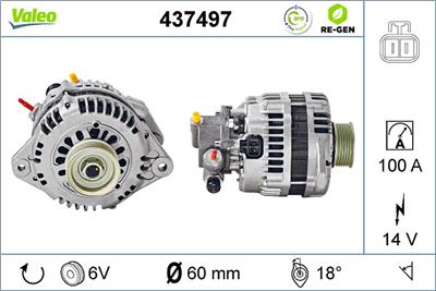 VALEO 437497 EAN: 3276424374974.