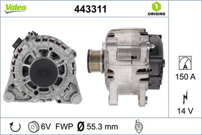 VALEO 443311 EAN: 3276424433114.