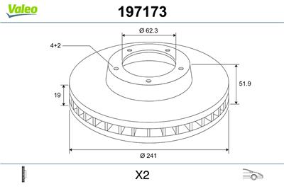 VALEO 197173 EAN: 3276421971732.