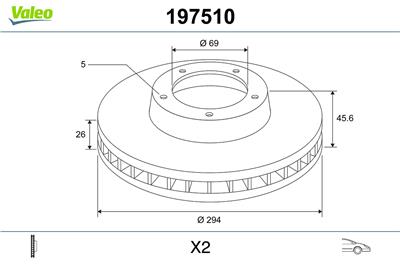 VALEO 197510 EAN: 3276421975105.