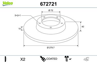 VALEO 672721 EAN: 3276426727211.