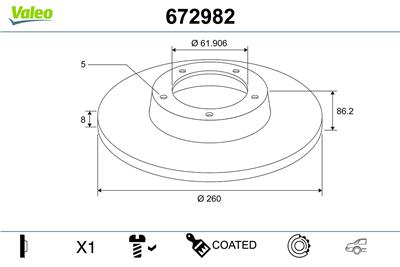 VALEO 672982 EAN: 3276426729826.