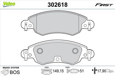 VALEO 302618 EAN: 3276423026188.