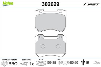 VALEO 302629 EAN: 3276423026294.