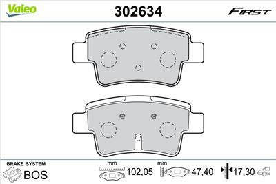 VALEO 302634 EAN: 3276423026348.