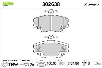 VALEO 302638 EAN: 3276423026386.