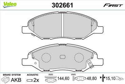 VALEO 302661 EAN: 3276423026614.