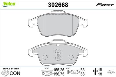VALEO 302668 EAN: 3276423026683.