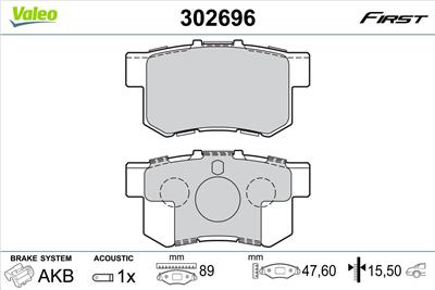 VALEO 302696 EAN: 3276423026966.