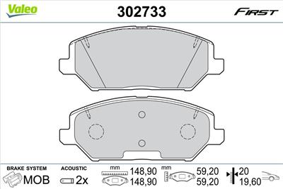 VALEO 302733 EAN: 3276423027338.
