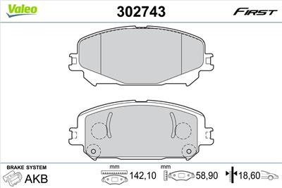 VALEO 302743 EAN: 3276423027437.