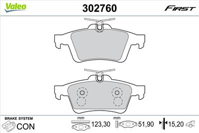 VALEO 302760 EAN: 3276423027604.