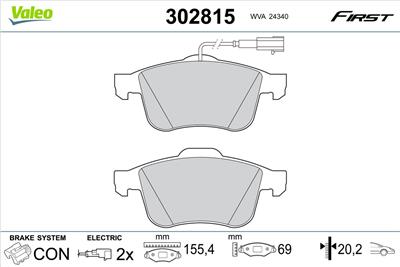 VALEO 302815 EAN: 3276423028151.