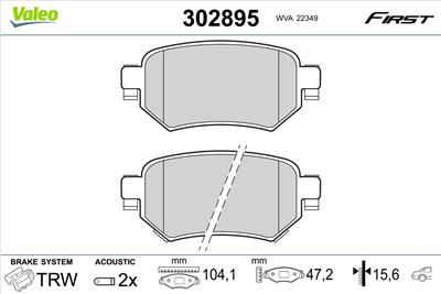 VALEO 302895 EAN: 3276423028953.
