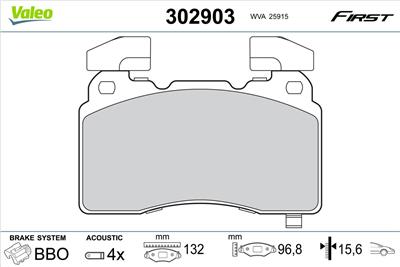 VALEO 302903 EAN: 3276423029035.