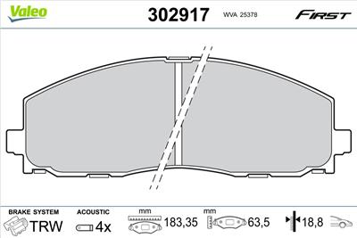 VALEO 302917 EAN: 3276423029172.