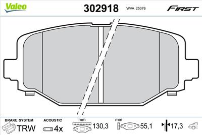 VALEO 302918 EAN: 3276423029189.