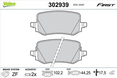 VALEO 302939 EAN: 3276423029394.