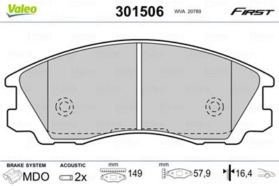 VALEO 301506 EAN: 3276423015069.