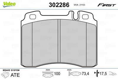 VALEO 302286 EAN: 3276423022869.