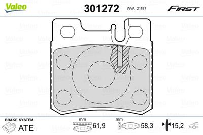 VALEO 301272 EAN: 3276423012723.