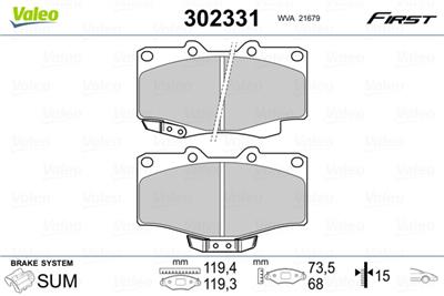VALEO 302331 EAN: 3276423023316.