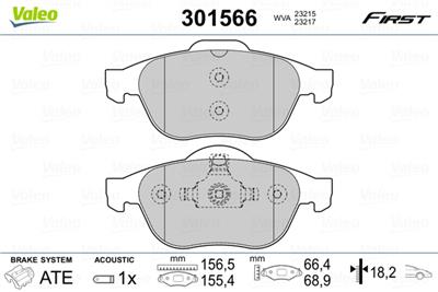VALEO 301566 EAN: 3276423015663.