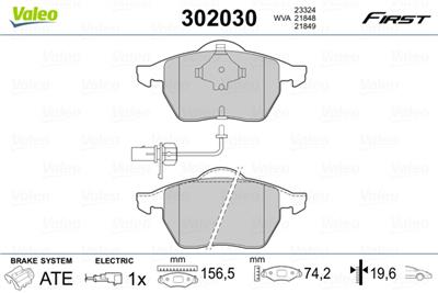 VALEO 302030 EAN: 3276423020308.