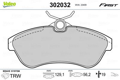 VALEO 302032 EAN: 3276423020322.