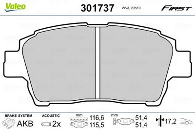 VALEO 301737 EAN: 3276423017377.