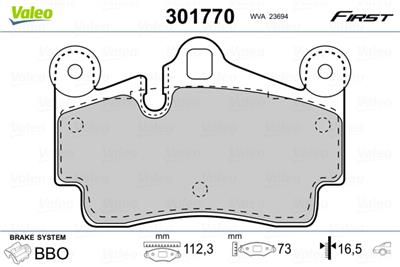 VALEO 301770 EAN: 3276423017704.