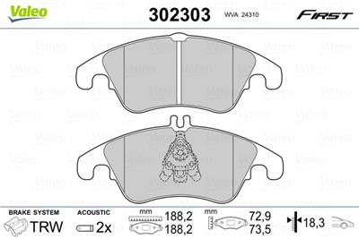 VALEO 302303 EAN: 3276423023033.