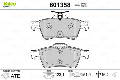 VALEO 601358 EAN: 3276426013581.
