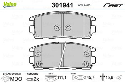 VALEO 301941 EAN: 3276423019418.