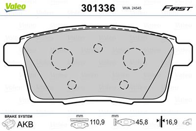 VALEO 301336 EAN: 3276423013362.
