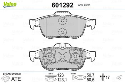 VALEO 601292 EAN: 3276426012928.