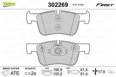 VALEO 302269 EAN: 3276423022692.