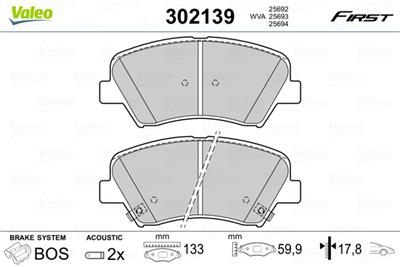 VALEO 302139 EAN: 3276423021398.