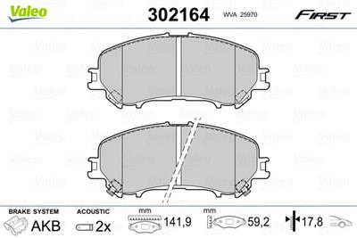 VALEO 302164 EAN: 3276423021640.