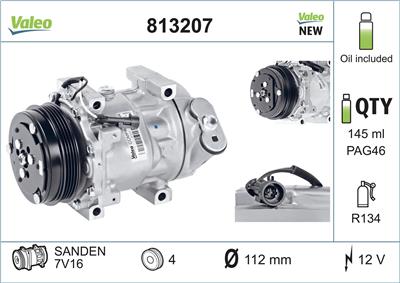 VALEO 813207 EAN: 3276428132075.