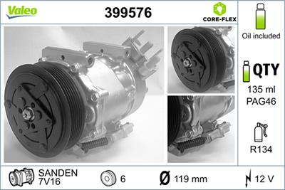 VALEO 399576 EAN: 3276423995767.