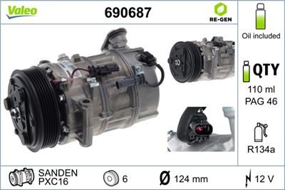 VALEO 690687 EAN: 3276426906876.