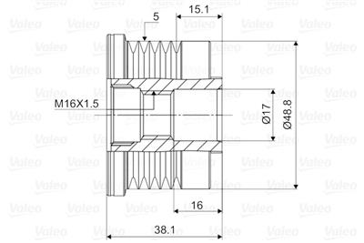 VALEO 588038 EAN: 3276425880382.