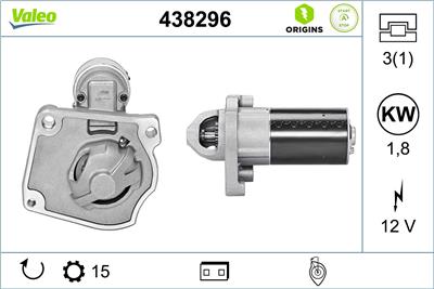 VALEO 438296 EAN: 3276424382962.